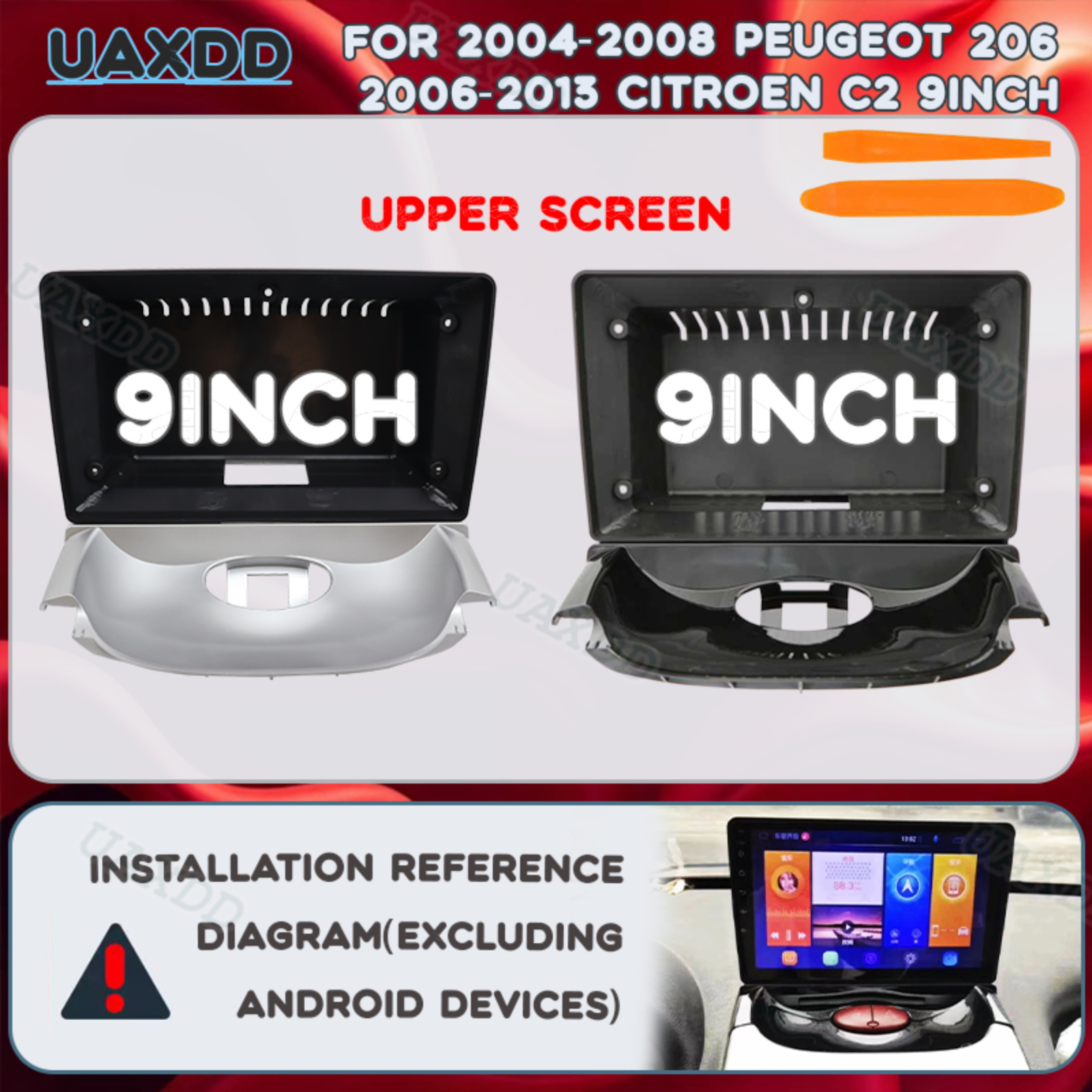 Car Accessories Dashboard - For PEUGEOT 2004-2008 206 2006-2013 CITROEN