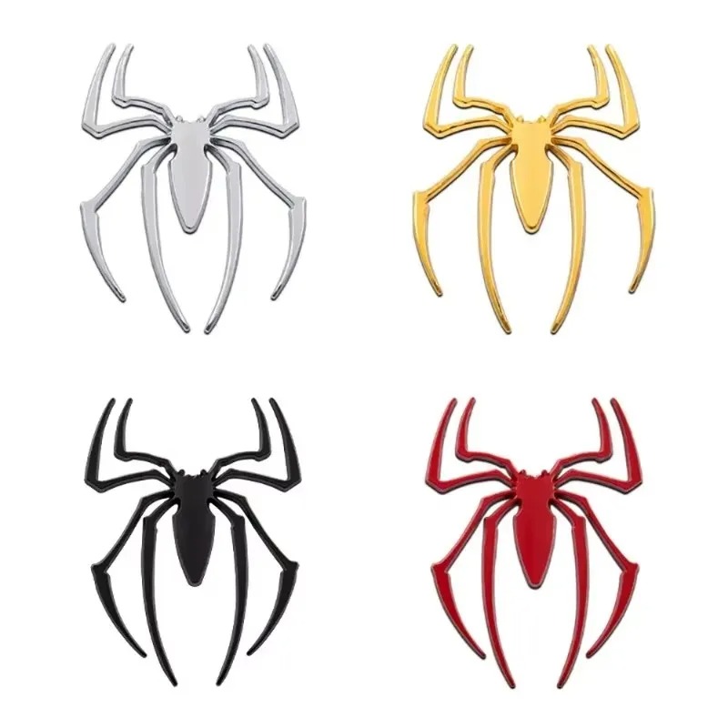 Car Accessories Logo - 3D metal car stickers, spider car