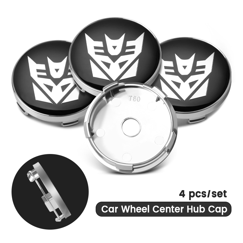 Car Accessories Logo - 4pcs 60mm Transformers Logo Emblem Car
