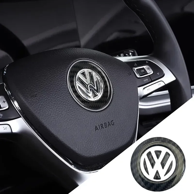 Car Accessories Logo - New Carbon Fiber Car Steering Wheel