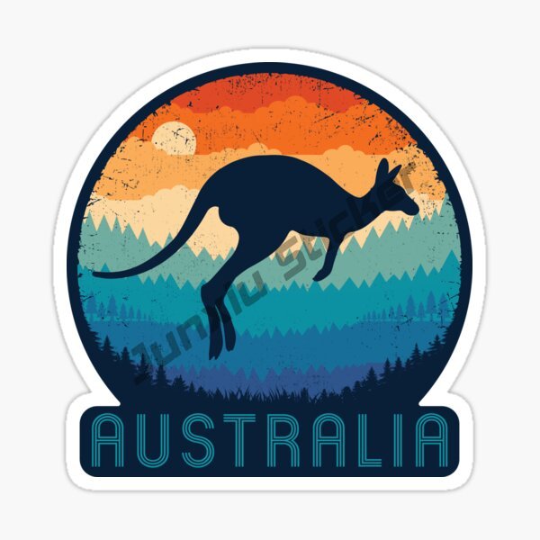 Australia Map BUMPER STICKER V - Car Accessories Australia 评论和价格