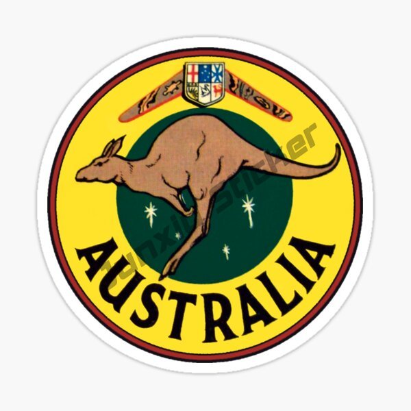 Australia Map BUMPER STICKER V - Car Accessories Australia 评论和价格