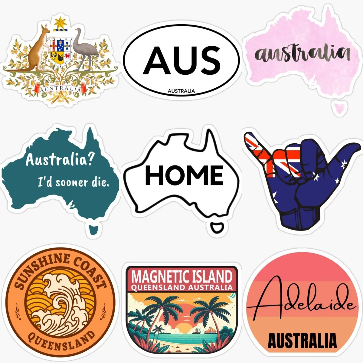 Creative AUS Australia Flag Ma - Car Accessories Australia 评论和价格