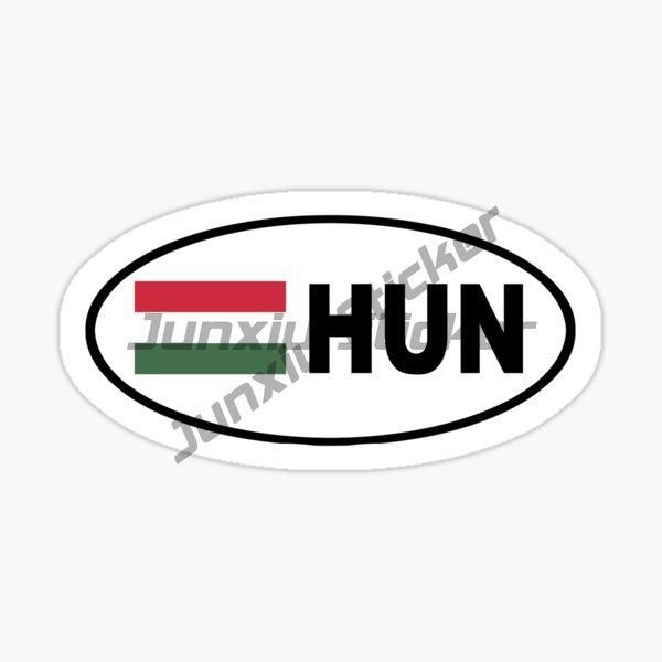 HUNGARY Oval Flag Sticker Wate - Car Accessories Logo 评论和价格