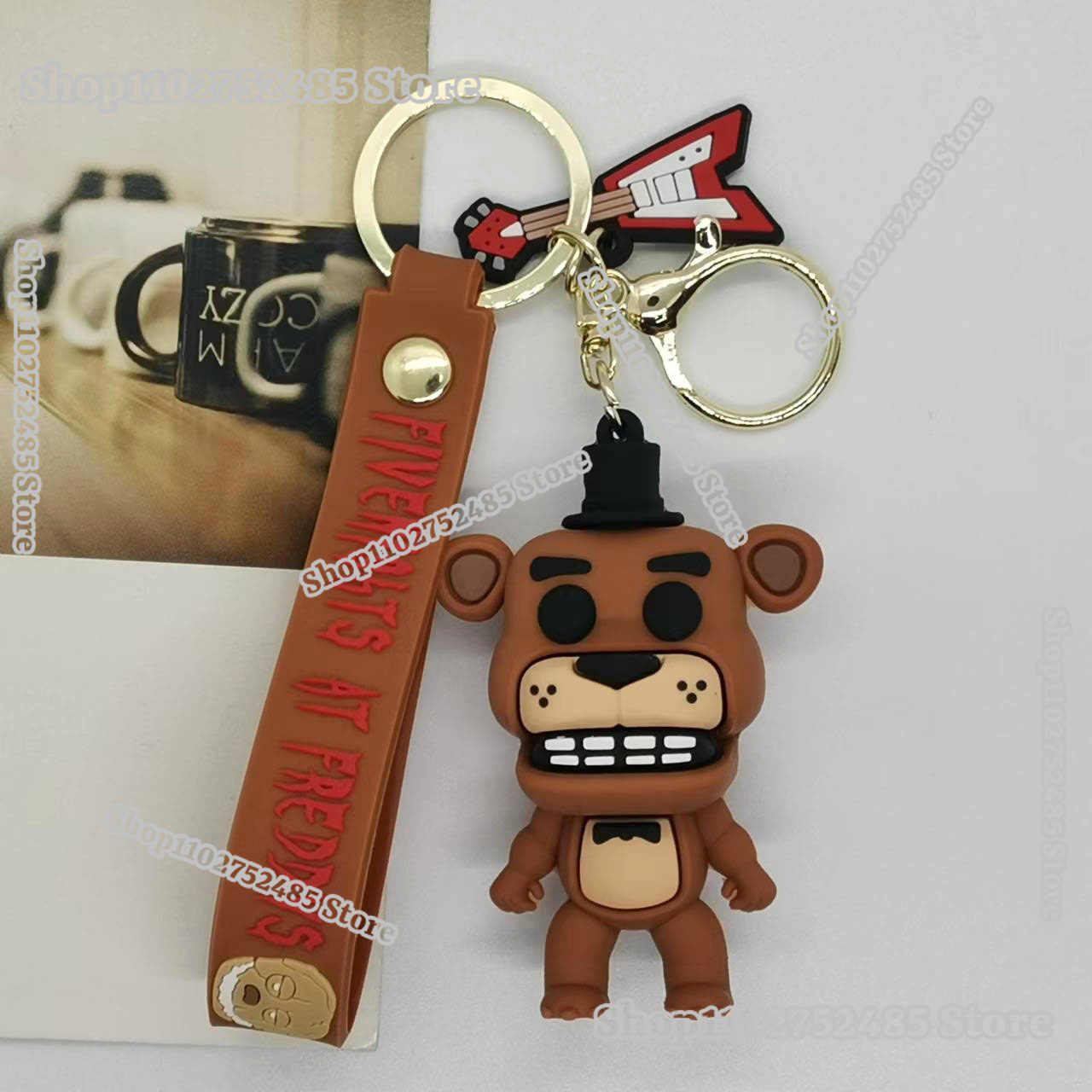 5pcs Cartoon Anime FNAF Figure - Car Accessories Papar 评论和价格