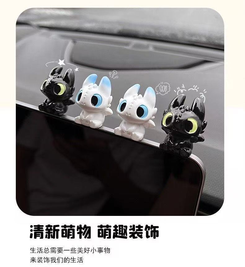 Cute toothless baby doll figur - Car Accessories Dashboard 评论和价格