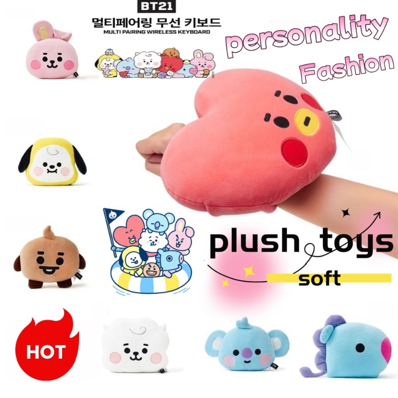 BT21 Face-Shaped Pillow Cute F - Car Accessories Cute 评论和价格