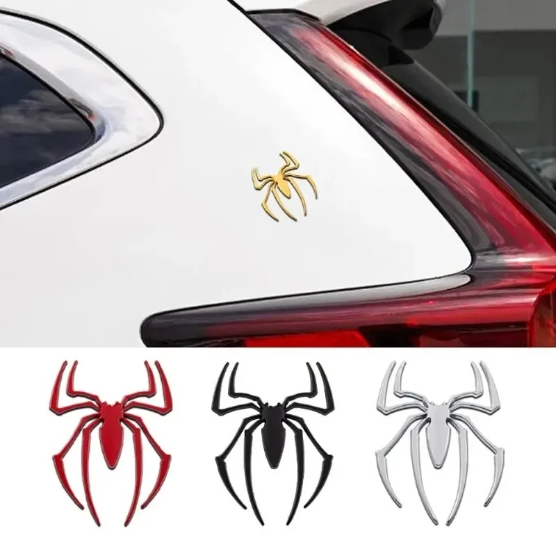 3D metal car stickers, spider  - Car Accessories Logo 评论和价格