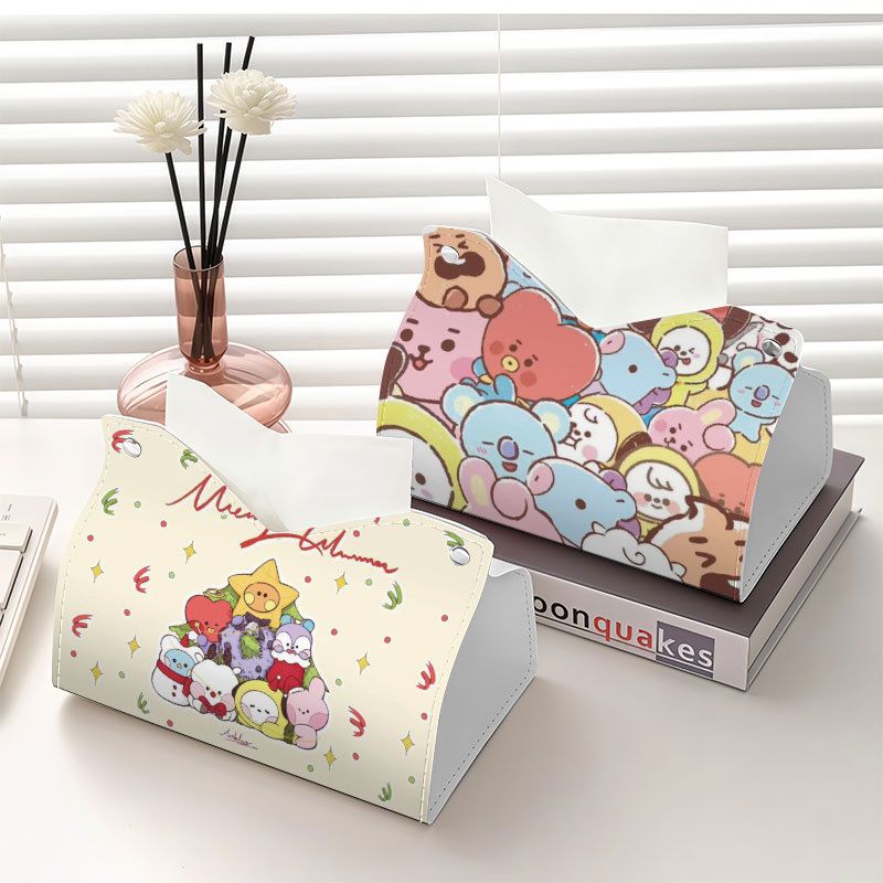 bt21 idol-related paper towel  - Car Accessories Cute 评论和价格