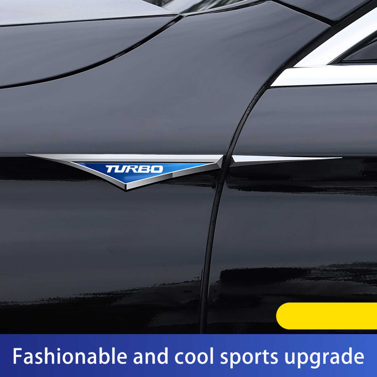 New Fashion Turbo Logo Car Met - Car Accessories Logo 评论和价格