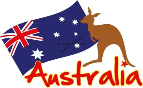 AUS Australia Flag Map Emblem  - Car Accessories Australia 评论和价格