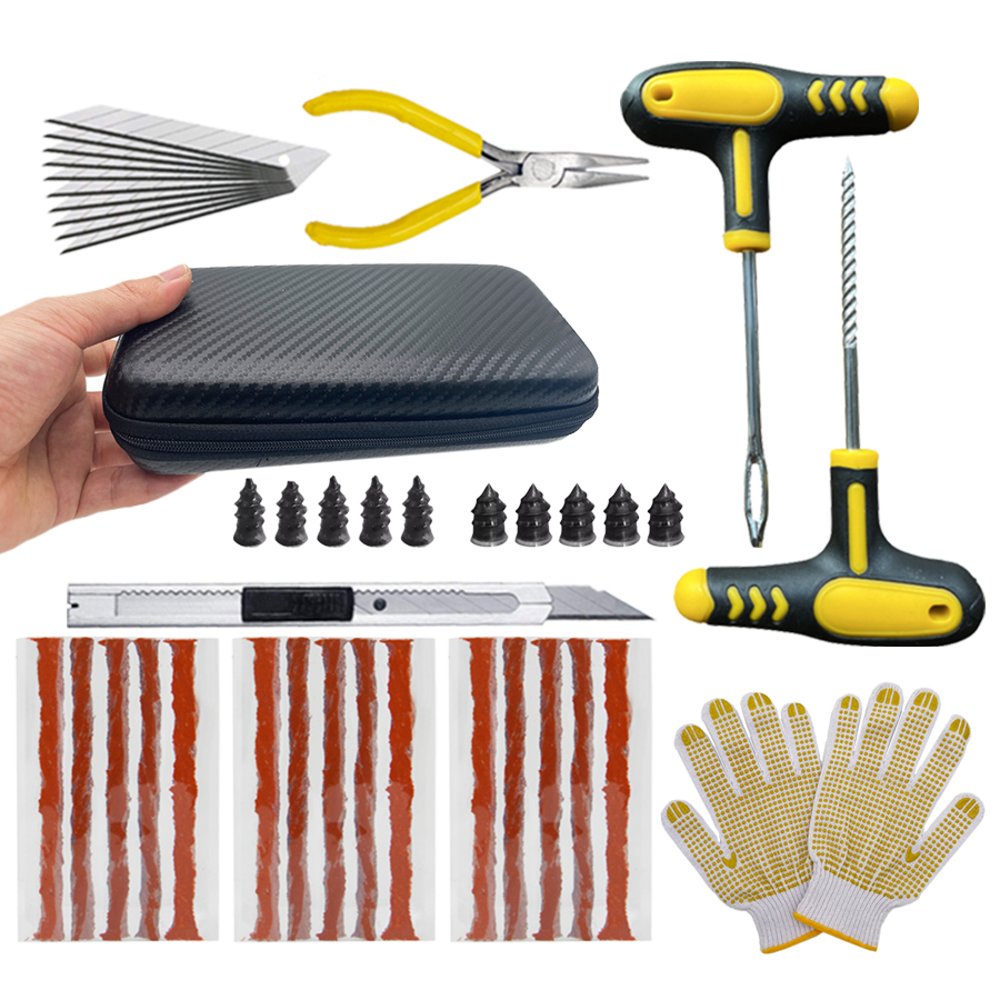 Universal Tubeless Tire Repair - Car Emergency Tool Kit 评论和价格