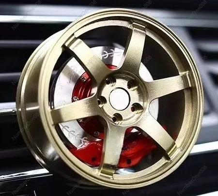 TE37 Wheel Rim Model Car Air F - Car Air Freshener Vent 评论和价格