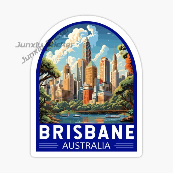 Australia BRISBANE Flag Vinyl  - Car Accessories Australia 评论和价格