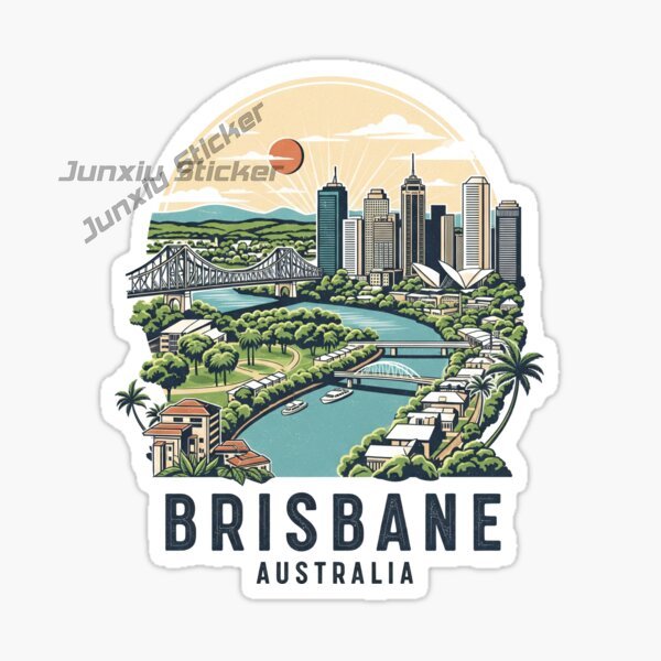 Australia BRISBANE Flag Vinyl  - Car Accessories Australia 评论和价格