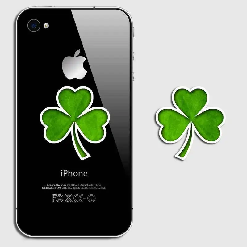 2pk Irish Shamrock Clover Deca - Car Accessories Ireland 评论和价格