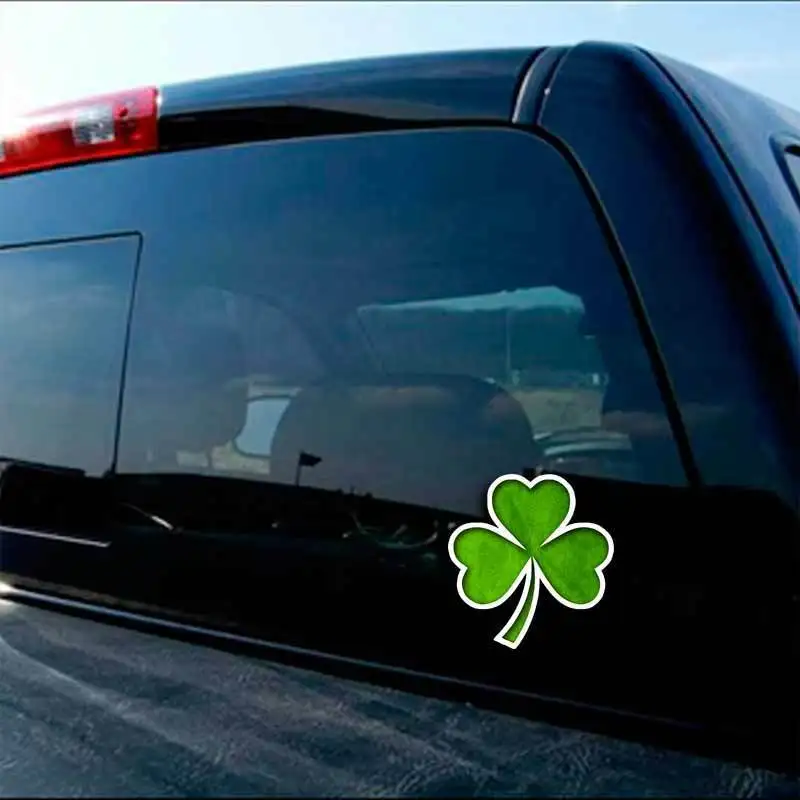 2pk Irish Shamrock Clover Deca - Car Accessories Ireland 评论和价格