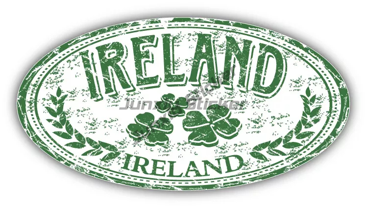 Vintage Irish Flag Vinyl Die-C - Car Accessories Ireland 评论和价格