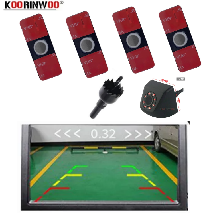 Cars Sensor Kit 16.5MM Parktro - Car Accessories In India 评论和价格