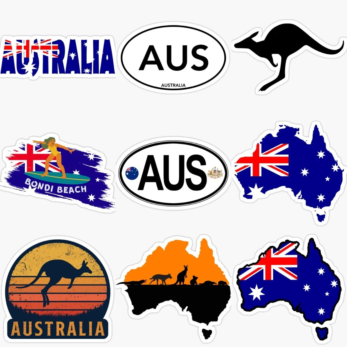 Creative AUS Australia Flag Ma - Car Accessories Australia 评论和价格