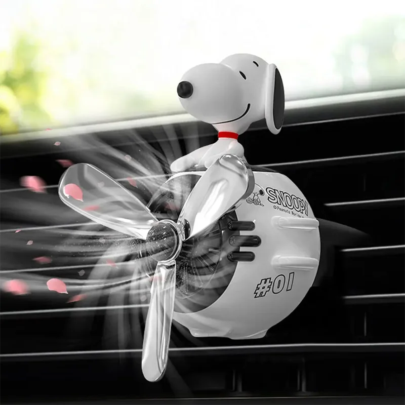 Kawaii Pilot Snoopy Car Aromat - Car Air Freshener Vent 评论和价格