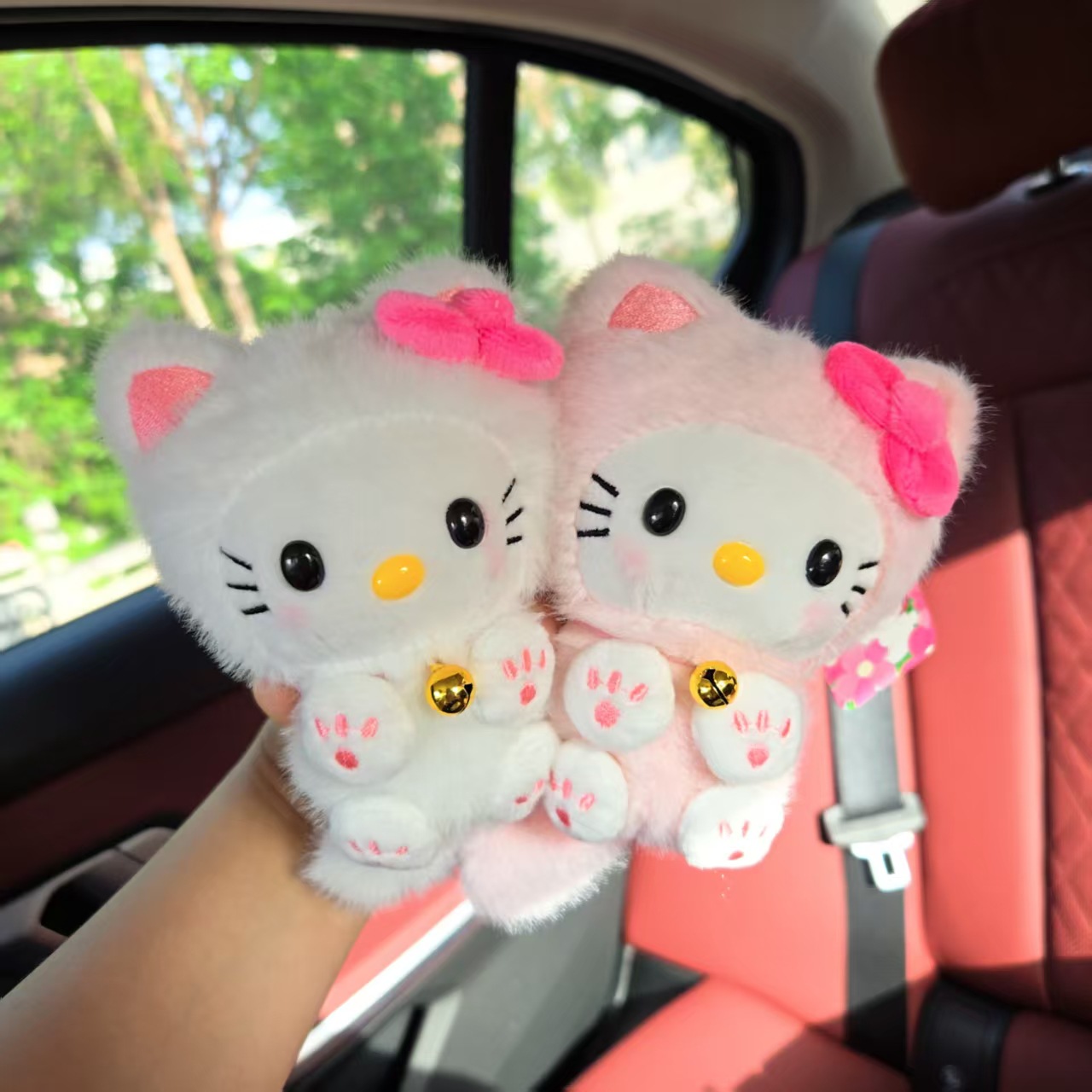 Kawaii HelloKitty Bell Cat Pen - Car Accessories Papar 评论和价格