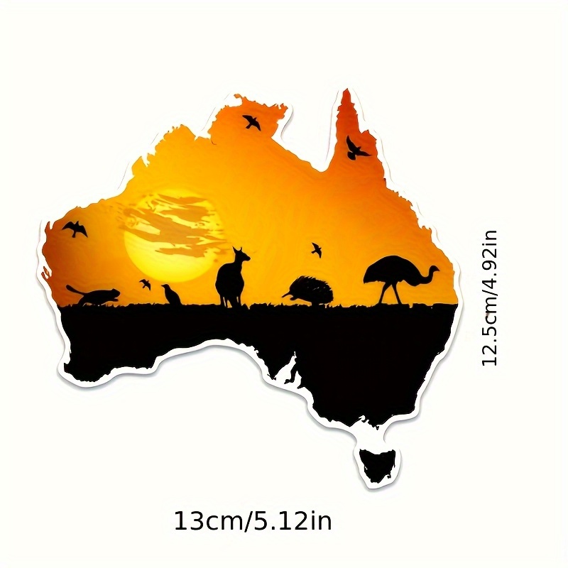Australian flag and wildlife s - Car Accessories Australia 评论和价格