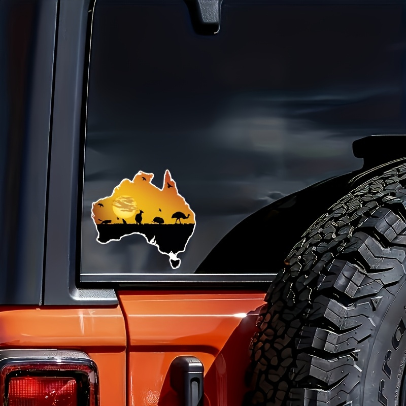 Australian flag and wildlife s - Car Accessories Australia 评论和价格