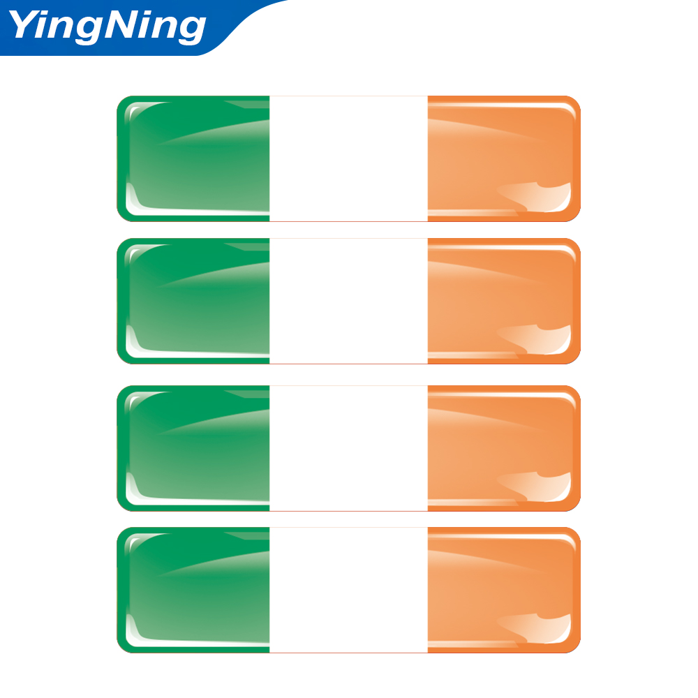 4Pcs Ireland Flag Car Sticker  - Car Accessories Ireland 评论和价格