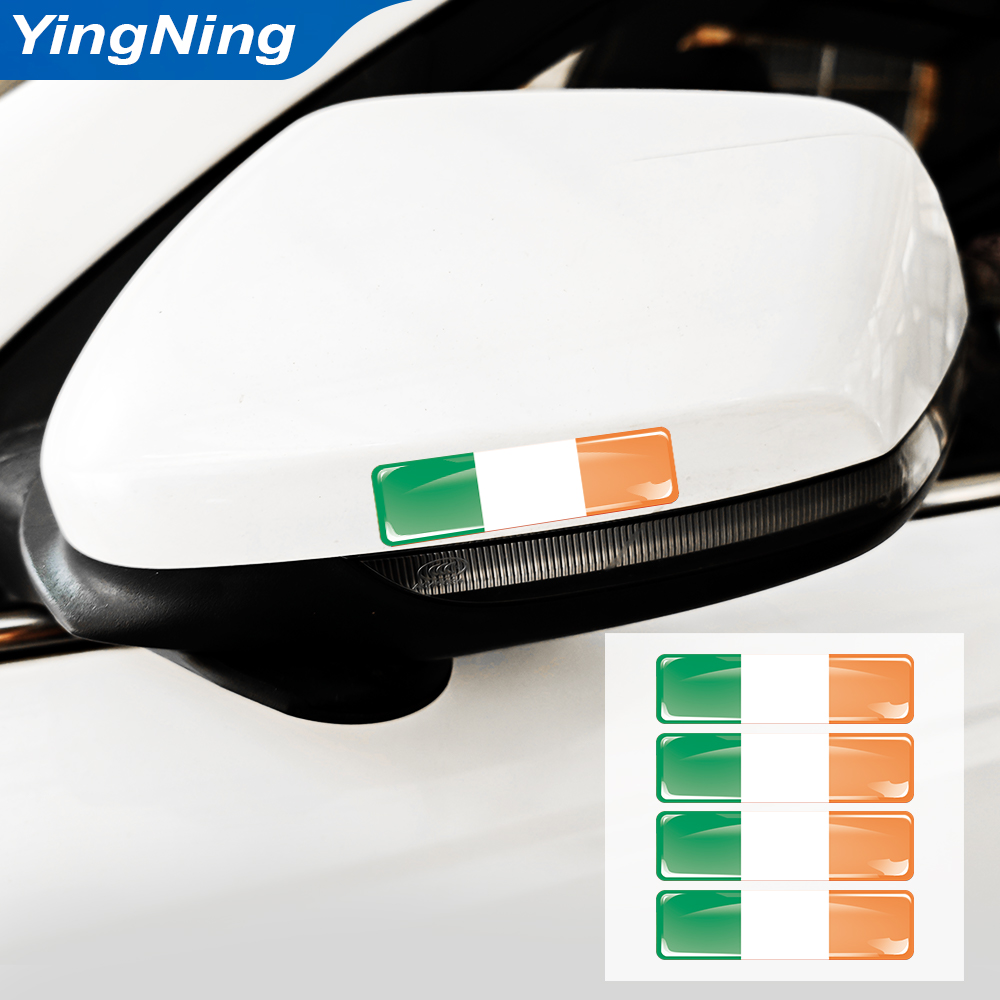 4Pcs Ireland Flag Car Sticker  - Car Accessories Ireland 评论和价格