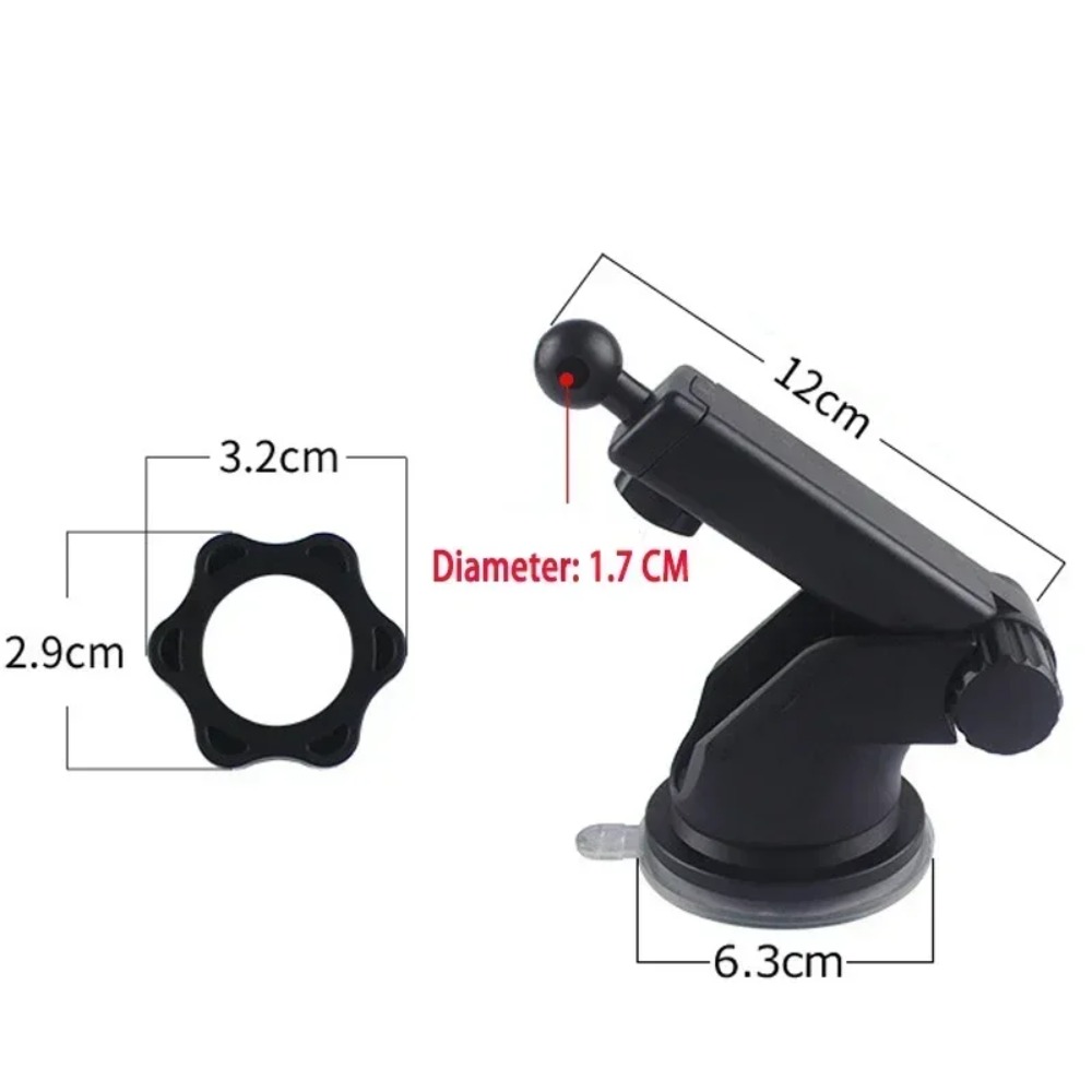 17mm Ball Desk Holder Base Car - Car Accessories Dashboard 评论和价格