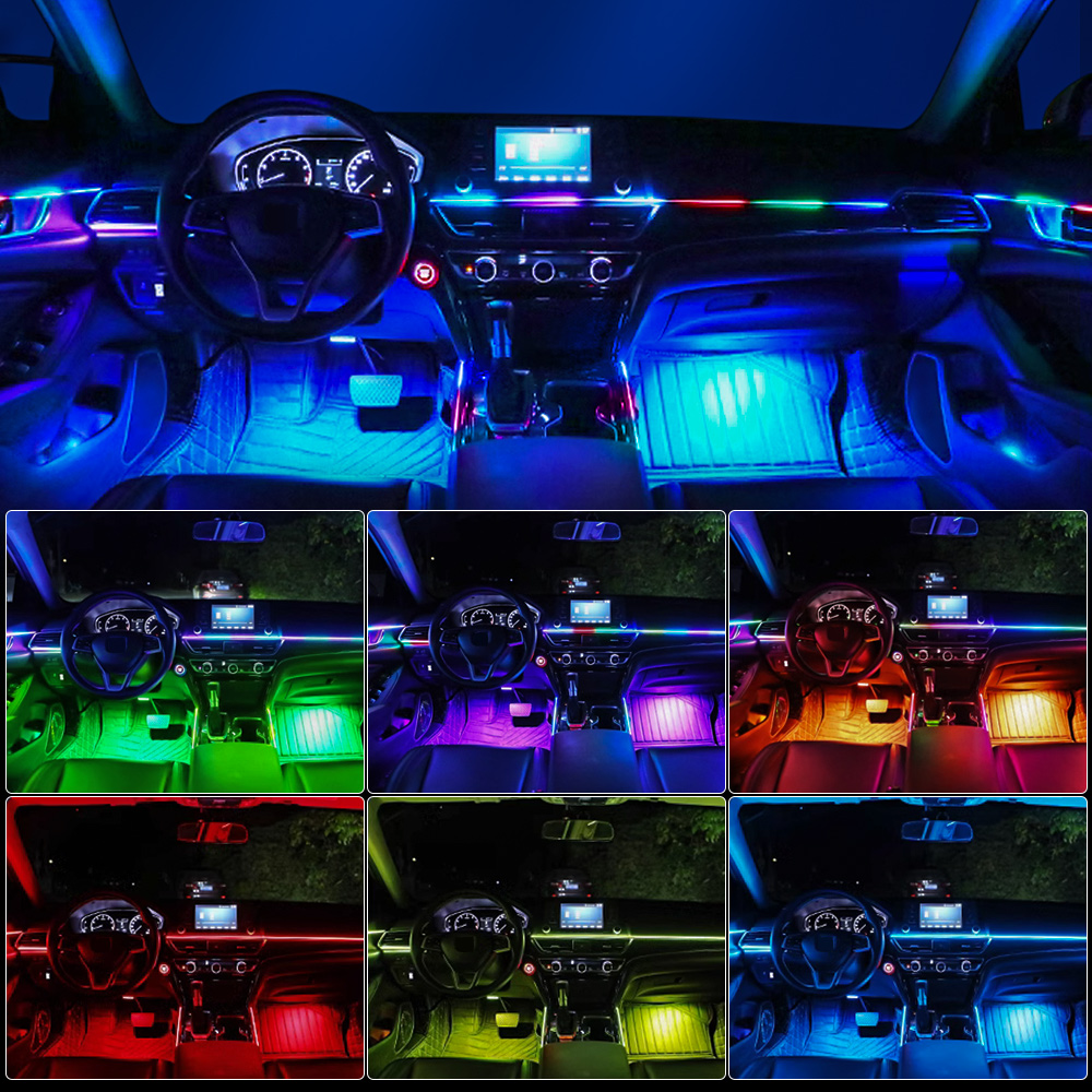 Universal Led Car Ambient Ligh - Car Accessories For Inside 评论和价格