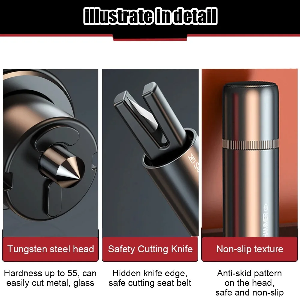 In Car Break Window Tool Car E - Car Emergency Tool Kit 评论和价格